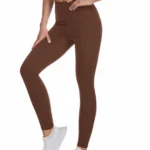 Wholesales Cross-border European American Export Bestseller Yoga Pants High Waist Butt-lifting Slim-fit Side Pockets Velour
