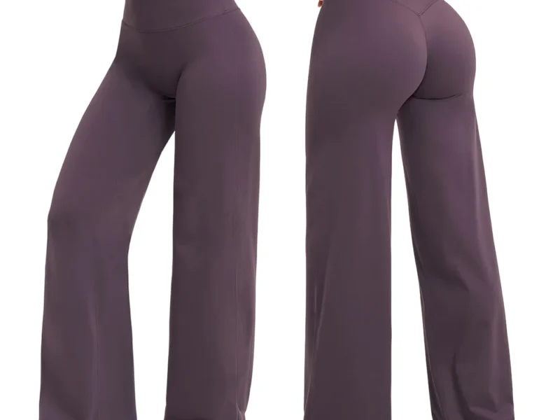 Ciying Factory Women Workout Straight Wide Leg Yoga Pants Custom Logo Brushed Soft Casual High Waisted Yoga Leggings