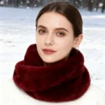 Women's Fashionable Double-sided Winter Faux Fur Multifunction Scarf